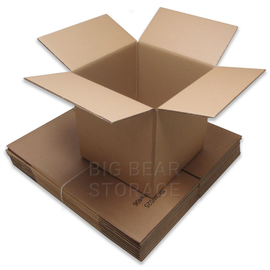 Large Double Wall Cardboard Boxes (18”x18”x18”)