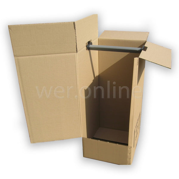 Wardrobe Boxes with Hanging Rail (20”x19”x48”)